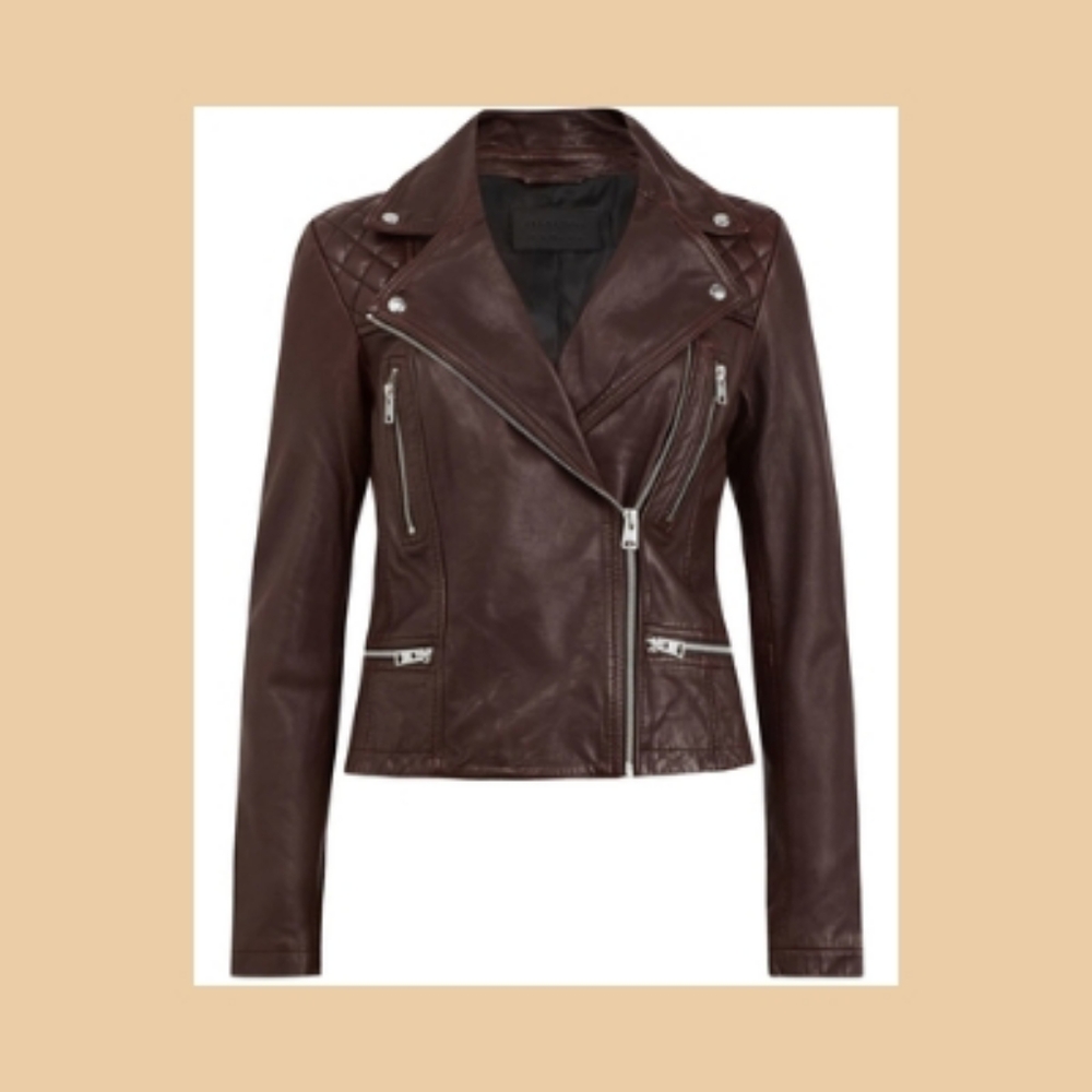 ALLSAINTS Catch Leather Moto Jacket